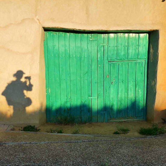 I once was asked if I ever felt taking photographs meant I wasn't present in the moment. This one seems to sum up my answer of how it can be a way of engaging with it. Taken on the camino in Spain in 2014. #caminodesantiago #camino #spain #shadow #photography #letsgoeverywhere - from Instagram